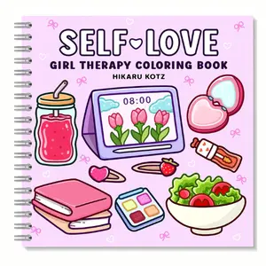 Self-Love: Girl Therapy Coloring Book to Inspire Yourself and Love Who You Are
