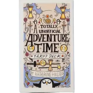 Adventure Time Card Game Set, Themed Card Game, Fun Family Party Entertainment, Fortune Telling, Halloween & Christmas Gift, 78 Cards