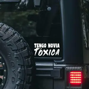 6in Tengo Novia TOXICA Vinyl Sticker for Trucks, Cars, laptops, & More.