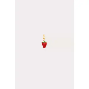Enamel Strawberry Charm
