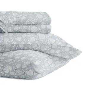 Bohemian Garden 4-Piece Long Staple Cotton Sheet Set