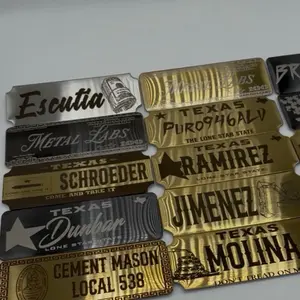 Custom Hard Hat Name Plates with Personalized Name and Custom Theme’s