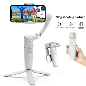 M1 Three-Axis Portable Gimbal Stabilizer, Foldable Smartphone Video Recorder, Ideal for Smartphones, Vlogs, Compact and Lightweight Design