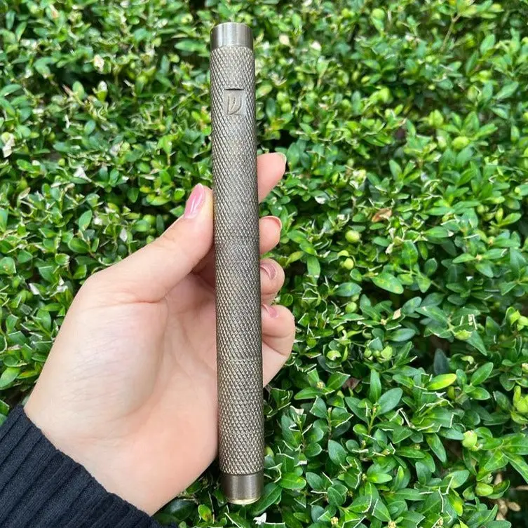 Dark Brass (Brown) Knurling Design