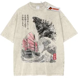 Vintage Godzilla Movie Tee Shirt for Fans and Collectors, Unisex S-5XL, Graphic Tee