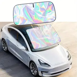 Foldable Car Windshield Sun Shade, Car Windshield Sunshade, UV Blocking Sun Visor Protector, Keeps Car Cooler, Ideal for Vehicle Protection