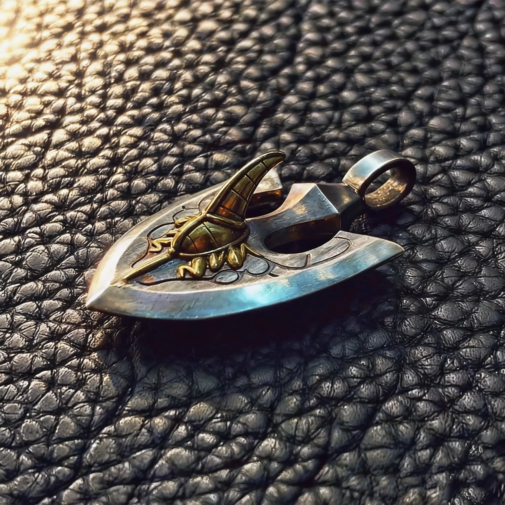 Anime merchandise: JoJo's Bizarre Adventure Golden Arrow necklace