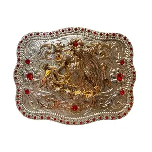 Western Style Mexico Eagle Buckle Hebilla Vaquera Escudo Mexico Aguila
