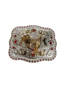 Rooster Western Buckle Hebilla Vaquero Gallo