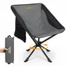 Ultralight 360° Rotation Swivel Camping Chair- Holds 300lb, Small Portable Folding Chair, 4lb Compact Backpack Chair for Youth Sports, Backyard BBQ, Tailgating, Camping, Hiking, Beach, Fishing, Hunting