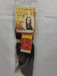 Janet Collection Gold K 10" 100% Human Hair Weave Tangle Free Color 4.