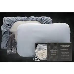 Bamboo Blue Travel SlipOver PillowCase