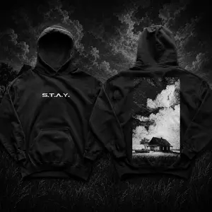 Vintage Interstellar Space Double-Sided Hoodie, Murphy’s Law Unique Stars Graphic Unisex Hoodie