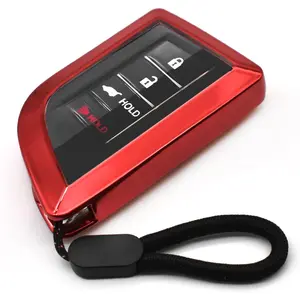 Fit for Acura MDX RDX Integra Key Fob Cover Case Remote Holder Skin TPU Protector Keyless Entry Sleeve Accessoriescar essentials,car decor for girls