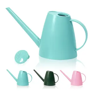 Bamworld Watering Can for Indoor Plants Long Spout Watering Cans for Garden Plants Indoor Outdoor Small Water Can for House Flower 1.8L 60oz 1/2 Gallon(Blue)