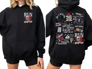 Run Little Mouse Shirt - Sweatshirt - Hoodie, Haunting Adeline, Cat And Mouse, Dark Romance, Book Lover Gifts Everyday Cotton Classic Cotton Womenswear