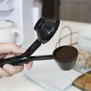 1pc 2 Tablespoon Coffee Scoop And Funnel For Easy Refilling Of Reusable K-Cups For Coffee Shop Coffee Making Tool