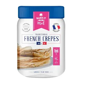 Bake it with Mel Traditional French Crepe Mix & Crepe pan Set Baking Butter Milk