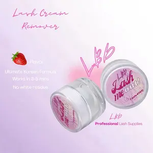 LBD Lash Cream Remover for Lash Extensions - 2 Flavors Available: Strawberry & Melon, Easy to Control, Quick Removal