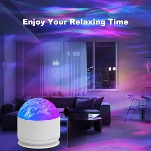 Ocean Wave Projector Light, Ocean Wave & 3D Water Ripple Effects, Romantic Night Light for Bedroom, Party, Best Gift for Kids & Lovers`