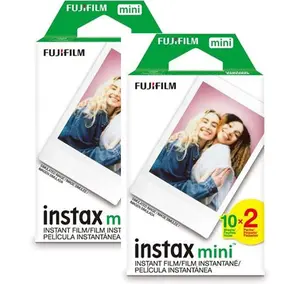 Fujifilm Instax Mini Instant Film, 2 x 10 Shots X 2Pack (Total 40 Shots) Value Set
