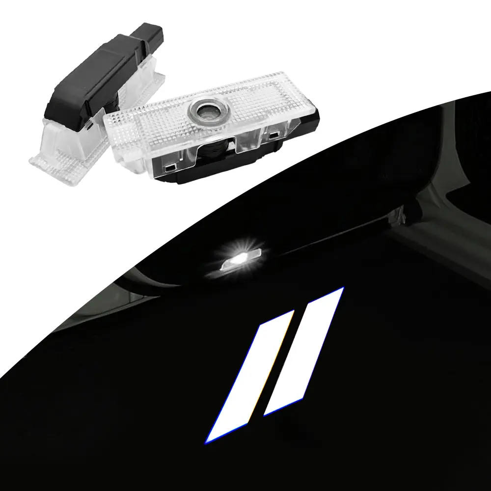 HD LED Car Door Welcome Light for Dodge Challenger GT at R/T SRT 170 HELLCAT SHAKER DAYTONA SCAT PACK Easy to Install HD Projector Lamp 2Pcs
