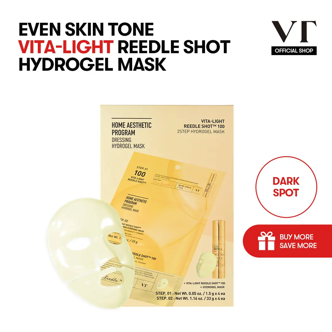 Yellow VitaLight Reedle Shot 100 HydrogelMask(4Ea)
