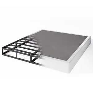 Aardhen 5 Inch High Metal Box Spring, Heavy Duty Metal Slat Support, Easy Assembly and No Squeak