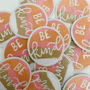 2" Be Kind -  Embroidered Hat Patch