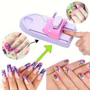 A Set of "Nail Art Machine" Nail Printing Machine, One-Click Get Hundred-Change Nail Patterns, Easy to Do Professional-Level Nails at Home - Christmas Gift, Nail Art Machine