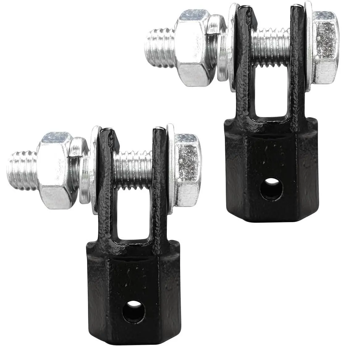Scissor Jack Adapter, Easy Lifting Leveling Jack Connector for 1/2" Drive Impact Wrench/Ratchet Tool or 13/16" Lug Wrench/Socket/Tire Iron, Universal Jack Drill Adapter Tool for RV Trailer (2PCS)