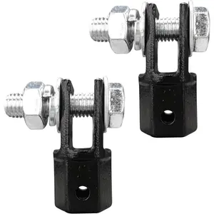 Scissor Jack Adapter, Easy Lifting Leveling Jack Connector for 1/2" Drive Impact Wrench/Ratchet Tool or 13/16" Lug Wrench/Socket/Tire Iron, Universal Jack Drill Adapter Tool for RV Trailer (2PCS)