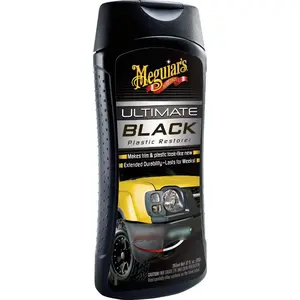 WL01 Meguiars 1PK Meguiar's 12 Oz. Liquid Ultimate Black Plastic Restorer/Detailer