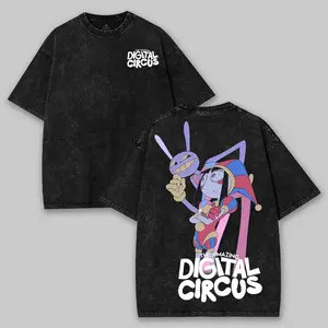 The Amazing Digital Circus Pomni x Jax Menswear Gift for anime fans Top Apparel Classic Seamless Simple designer shirts