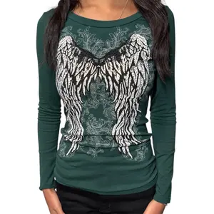 Angel Wings Long Sleeve Green
