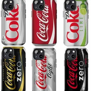 Diet Coke and Coca Cola Can Collection Phone Cases Tough Phone Case, Trendy, tough Phone Case For iPhone 17 16 15 14 13 12 11 Pro Max 8 Plus X & Samsung Galaxy S22 S23 S24 S25 phone case Gifts For Him & Her iPhone Case Valentine Day Gifts