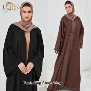 2025 Loriya Turkish Heavy Hand Beaded Cardigan Robe LR959 (Door tube with buttons)