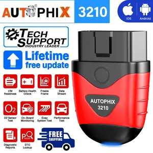 AUTOPHIX 3210 Bluetooth OBD2 Scanner, Wireless Check Engine Code Reader, Automotive Scan Tool Diagnostic Scanner with Battery Performance Test, Exclusive APP for iOS, iPad & Android