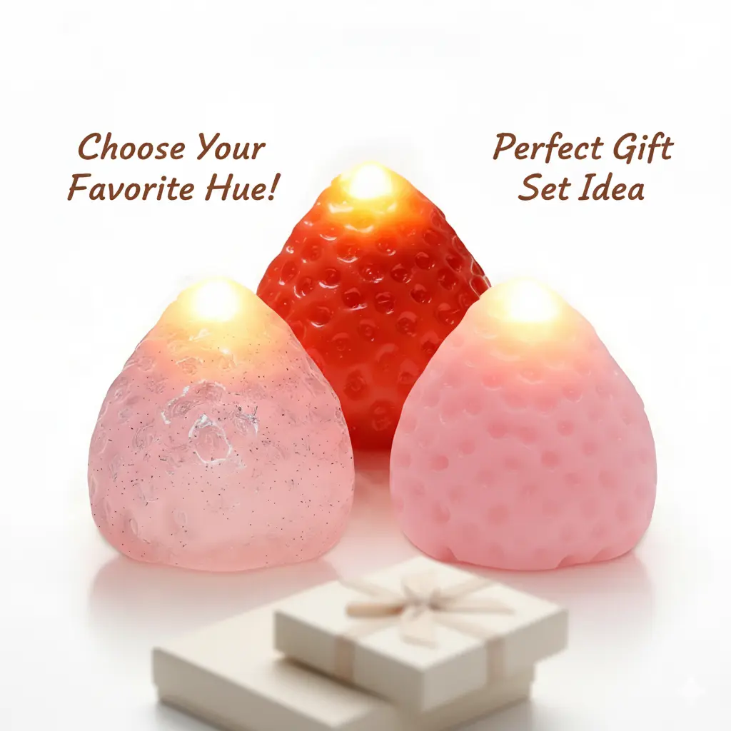 Glowing Stress Relief StrawberryExclusive Glowing Strawberry，Giant Strawberry Squishy Toy Super Soft Stress Relief Fidget in Vibrant Red & Pink Colors for Fun Sensory Play Ideal for All Ages