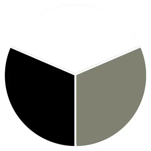 Black/White/Tea Gray