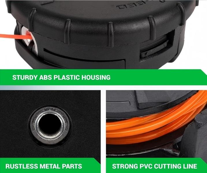 Speed-Feed 450 Trimmer Head | Replaces 99944200903 X047000940 | Universal Straight Shaft Trimmer Parts & Connector for Lawn & Garden Care Speed-Feed 450 Trimmer Head | Replaces 99944200903 X047000940 | Universal Straight Shaft Trimmer Parts & Connector for Lawn & Garden Care