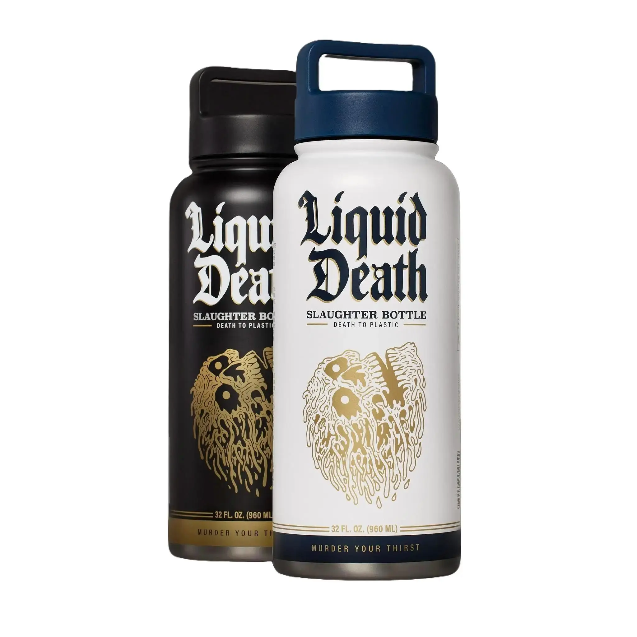 REUSABLE SLAUGHTER BOTTLE - Liquid Death Premium Water Flask REUSABLE SLAUGHTER BOTTLE - Liquid Death Premium Water Flask