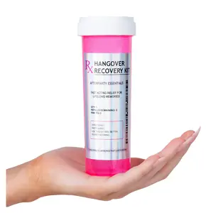 Chug Buddy Hangover Kit Pink Pill Bottle