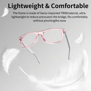 Latest Smart Glasses V5.4, Touch Control HD Calling & Lossless Music Magnetic Charging, Ultra-light 30g Design, Suitable for Men and Women