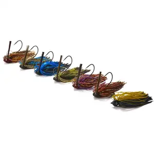 200% Sensitive Tungsten Flipping Jig | 7 Skirt Colors | Fishing Jigs