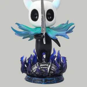 Anime Figure Collection with Cape and Base, Collectible Figurine, Cute Anime Character Hand Model, Suitable for 18+ Collectors, Game Room Decor Statue, Desktop Statue