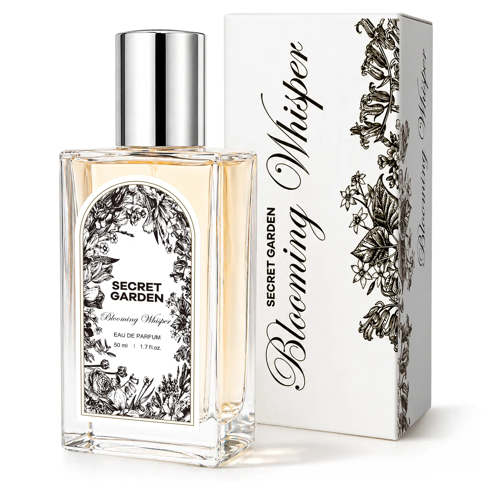 SECRET GARDEN Perfume for Women, Eau De Perfumes Para Mujeres, Floral Fruit & Jasmine with Warm Musk, Long-Lasting EDP Fragrance Scent - 50 ML (1.7 FL. OZ.)