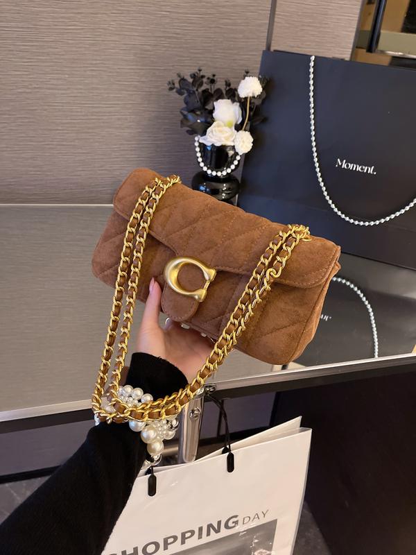 Vintage Luxurious Suede Underarm Bag for Women, 2026 New Faux Suede Commuter Chain Crossbody Shoulder Bag, Versatile Single Strap Handbag Vintage Luxurious Suede Underarm Bag for Women, 2026 New Faux Suede Commuter Chain Crossbody Shoulder Bag, Versatile Single Strap Handbag