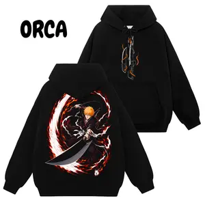 Orca Lab Limited Bleach Vasto Lorde Ichigo Shirt, Bankai Anime T-Shirt Sweatshirt Hoodie, Hollow Soul Reaper Manga Apparel