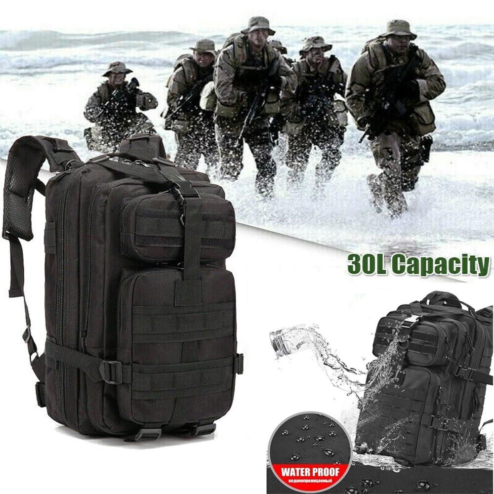 30L Outdoor Military Molle Tactical Assault Backpack Rucksack Waterproof  Bug Bag Large For Outdoor Hiking Camping Hunting Rucksacks Travel Bag -  TikTok Shop